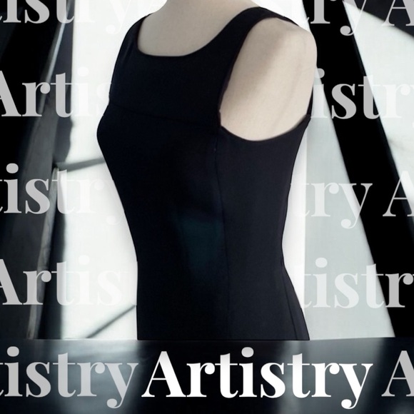 Y2K~Giorgio Armani~Little Black Dress size 4 US NWT~ exquisite~ size 4 - Picture 5 of 14